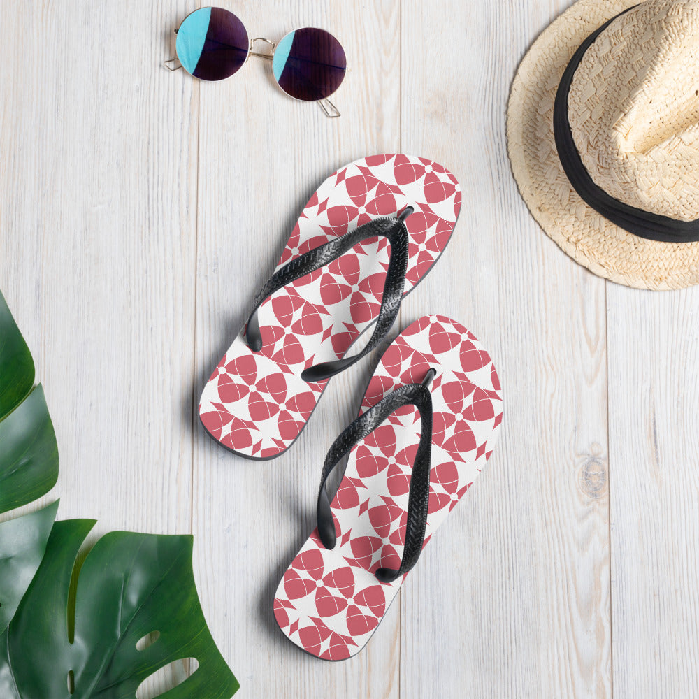 Floral sales flip flops