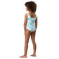 Teal Floral Kids Swimsuit