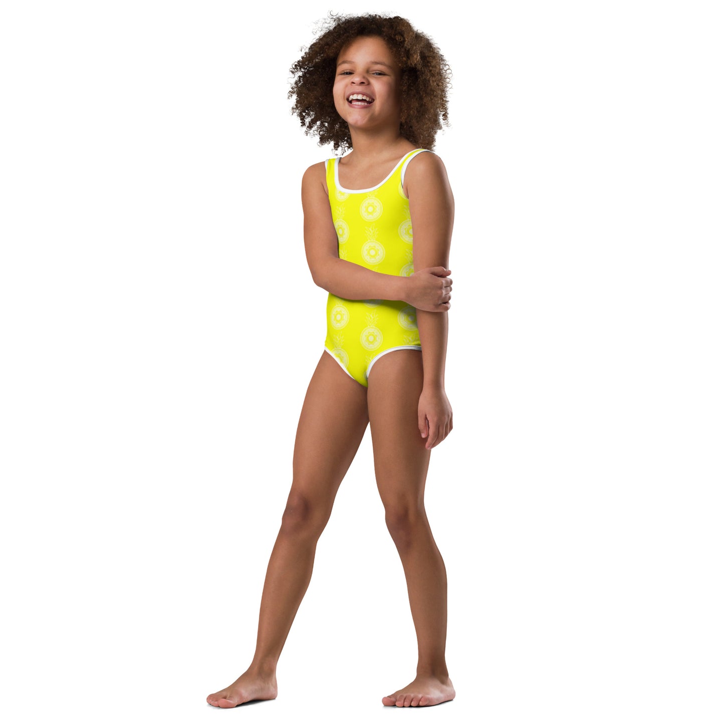 Annovero Pineapple Kids Swimsuit Sizes 2T-7