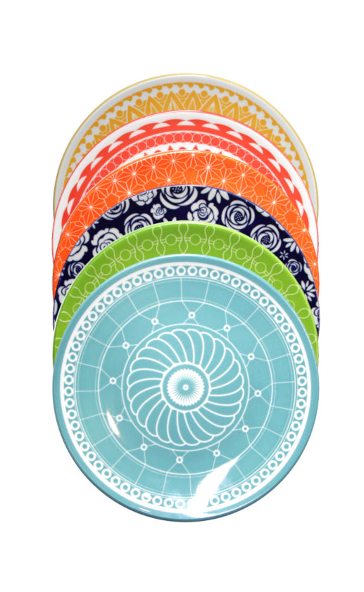 Individual Salad Plate 8.5" Diameter in each of the 6 designs