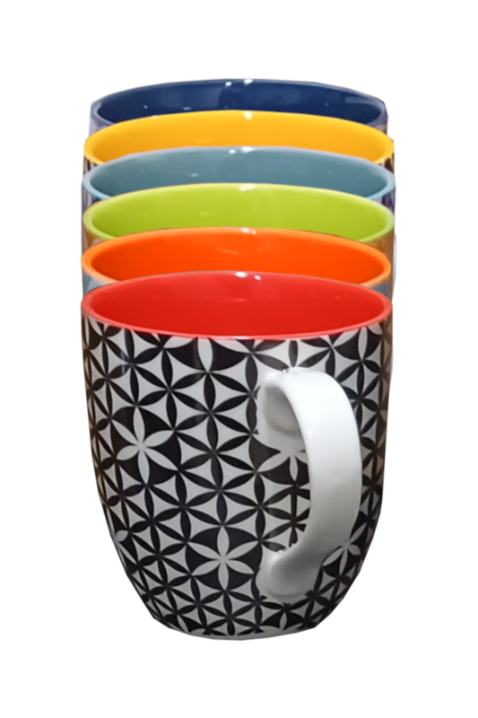 Individual 16 oz Mugs in each of the 6 designs