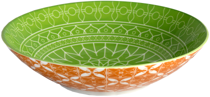 Individual Pasta Bowl 9.25" Diameter in each of the 6 designs