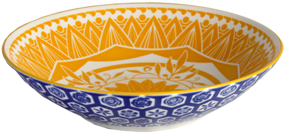 Individual Pasta Bowl 9.25" Diameter in each of the 6 designs