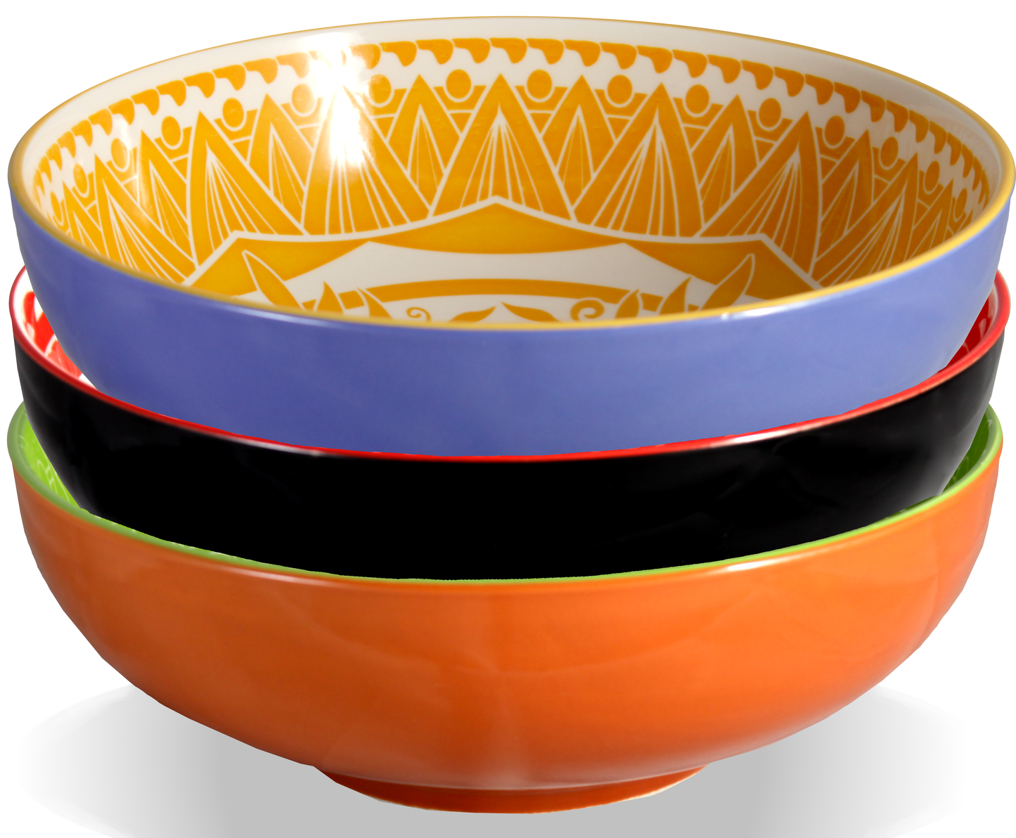 Individual Serving Bowl 9.5" Diameter in each of the 3 designs