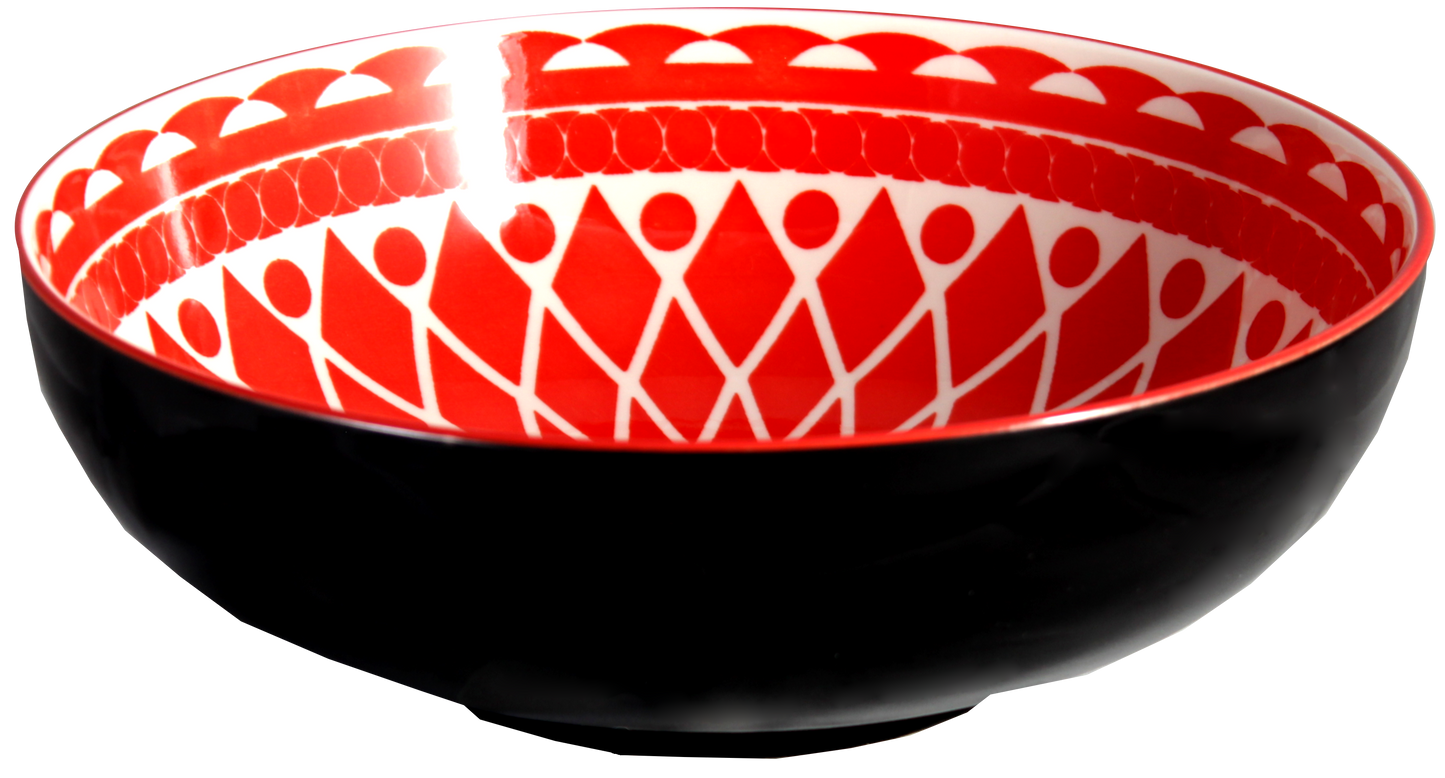 Individual Serving Bowl 9.5" Diameter in each of the 3 designs