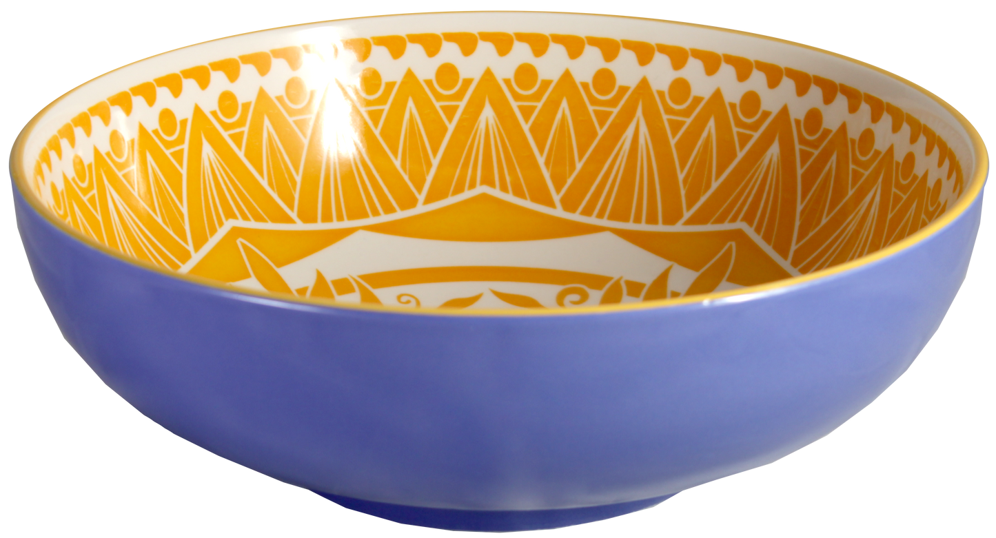 Individual Serving Bowl 9.5" Diameter in each of the 3 designs